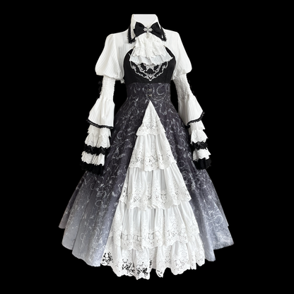 Bone Magic Lolita Dark Suspender Skirt PA20297