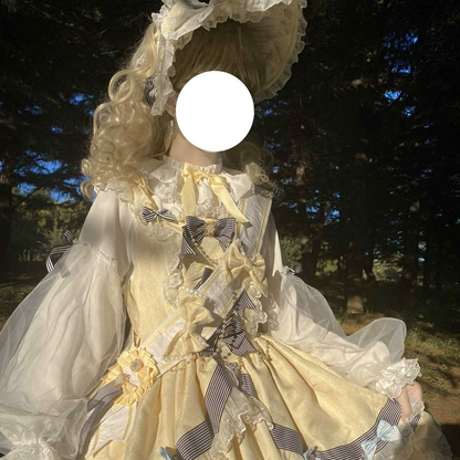 Bow Lace Girls Dress PA20283