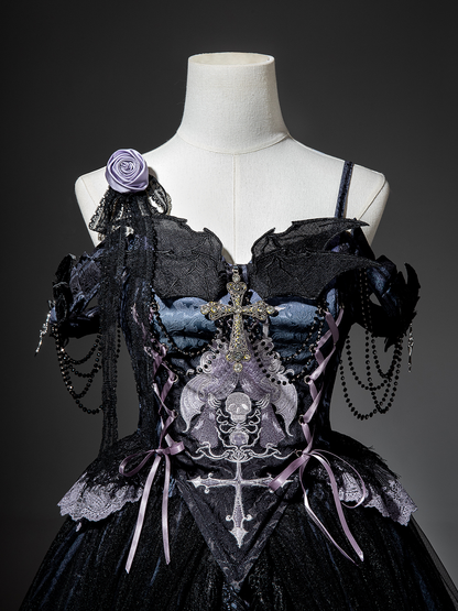 ghost lolita dress gothic lolita PA20265