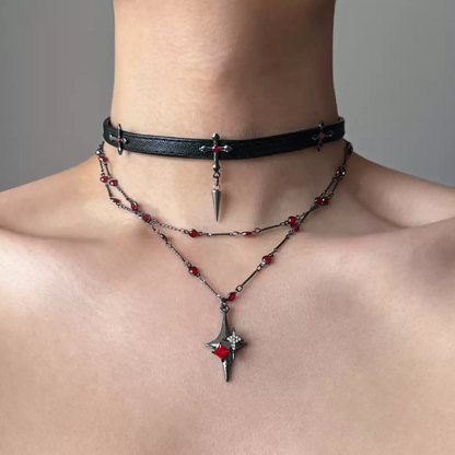 Cross Gothic Stacked Collar PA20150