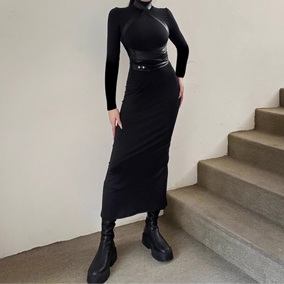 Functional cyberpunk hip skirt PA20152