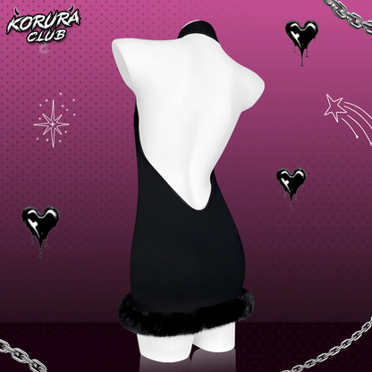 Pre-sale Heart-Trimmed Frayed Skirt KO116