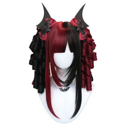 Korura Original Wig #005 Black and red – AkumaHime