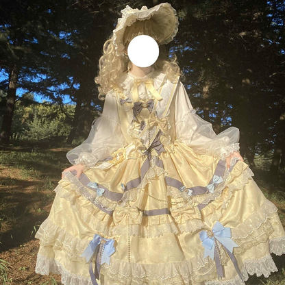 Bow Lace Girls Dress PA20283