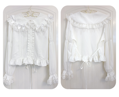 Lolita inner bow lace chiffon PA20206