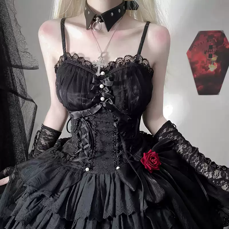 Rose jsk suspender lolita dress PA20111