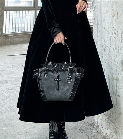 Cross Y2K Gothic subculture bag PA20229