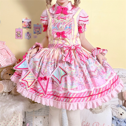 lolita suspender skirt dress suit PA20112