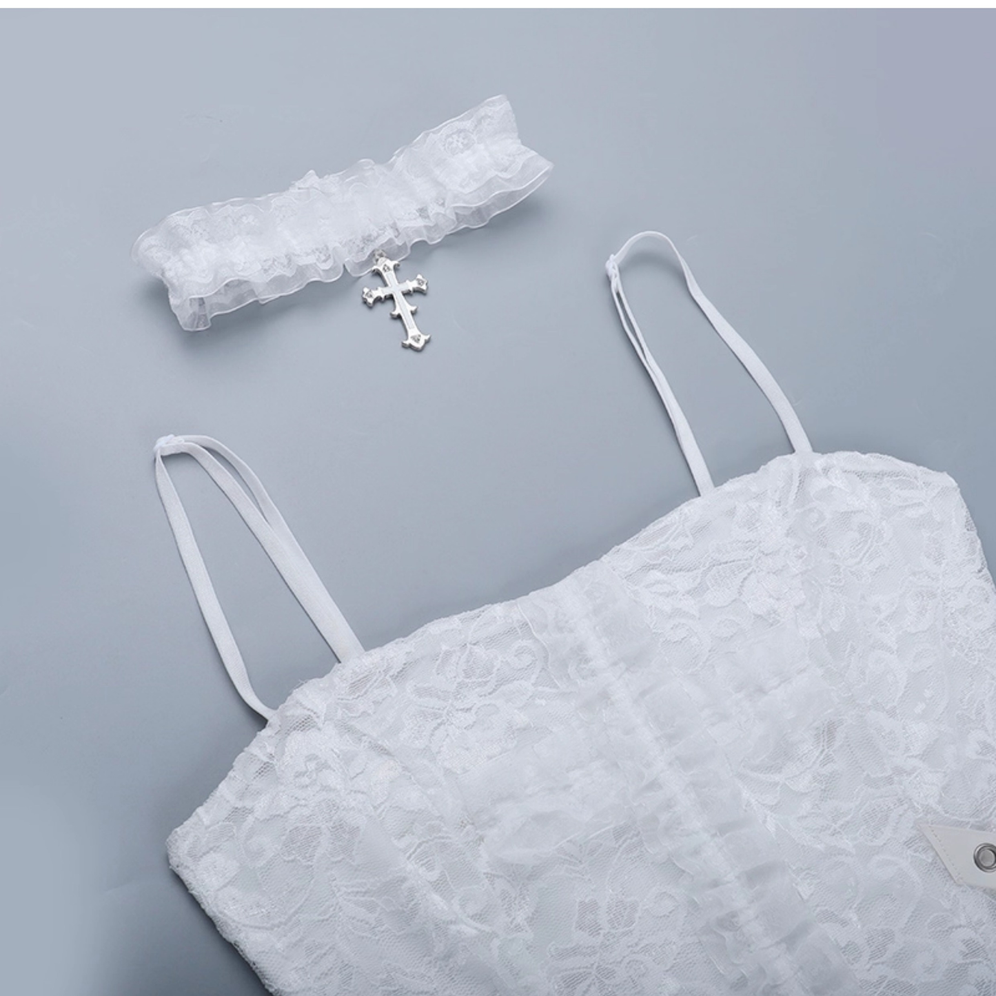 White lace suit subculture suit PA20118