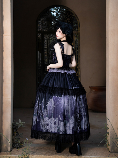 ghost lolita dress gothic lolita PA20265