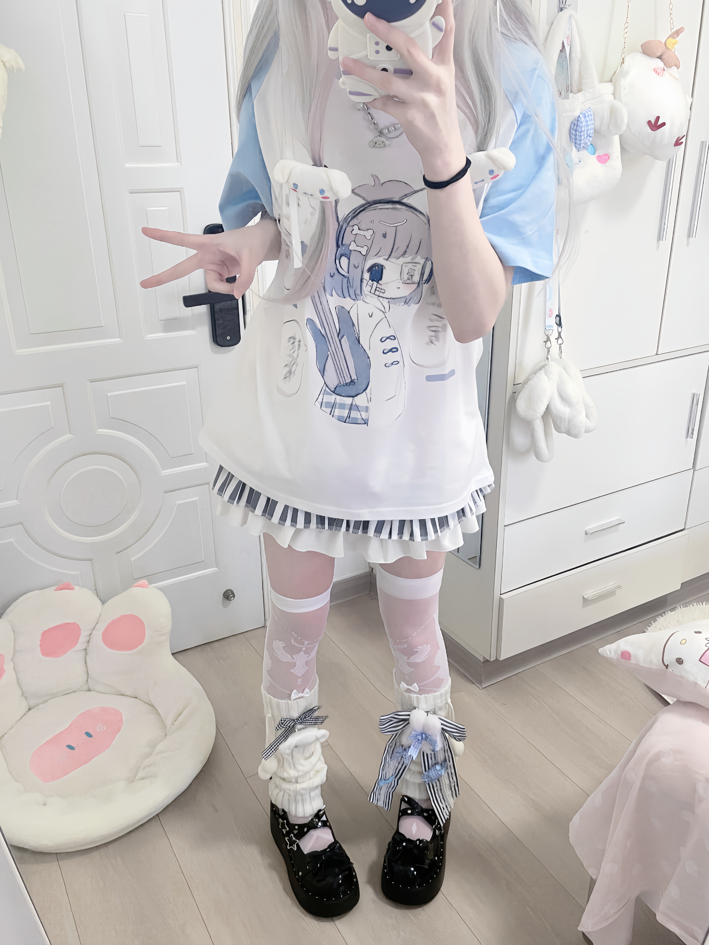 Water-colored cute T-shirt PA20155