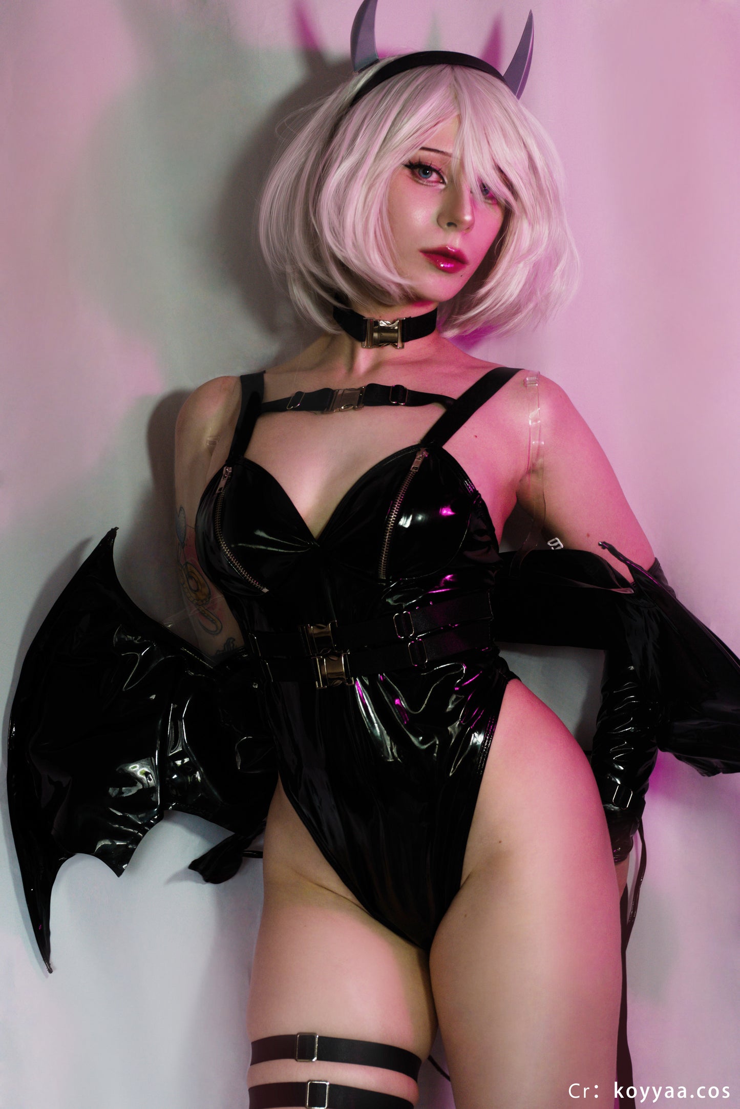 Cosplay Techwear Succubus Lingerie KO145
