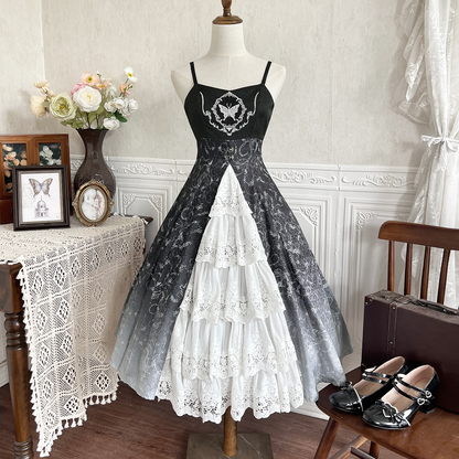 Bone Magic Lolita Dark Suspender Skirt PA20297