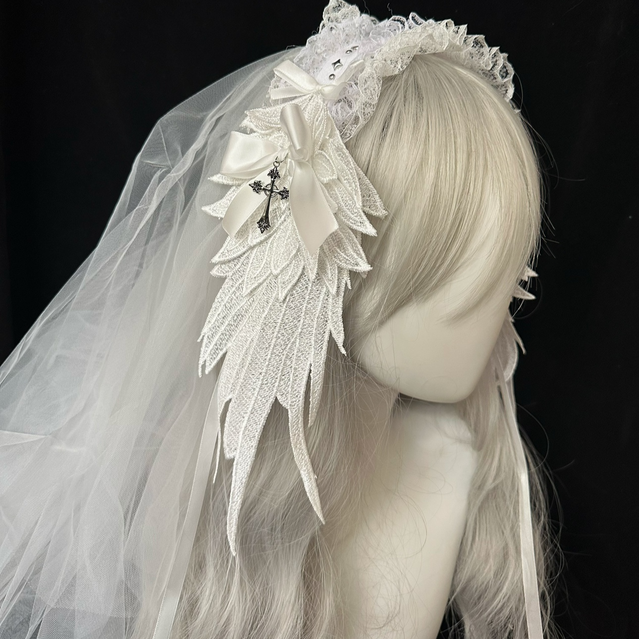 Lolita wings star feather headdress PA20197
