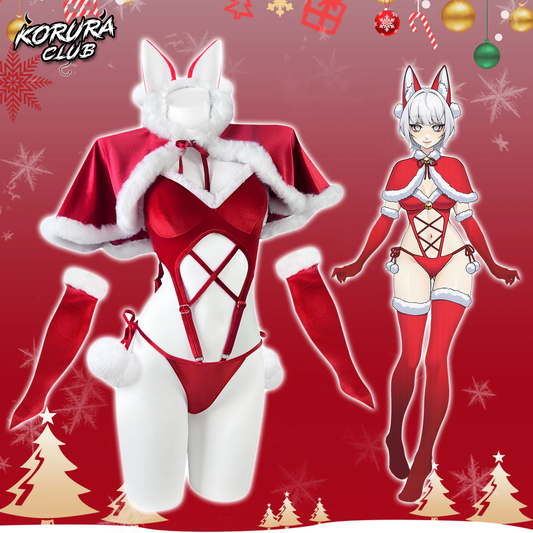 Pre-Order Cosplay Christmas Fox Costume KO109