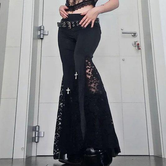 Subculture Gothic Lace Rock Trousers PA20166