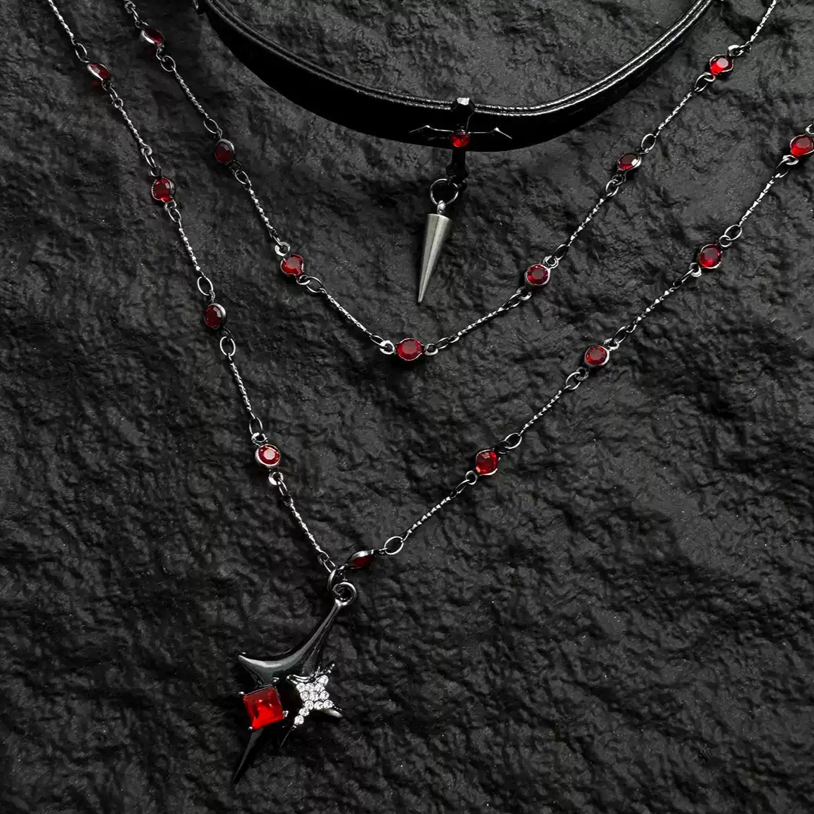 Cross Gothic Stacked Collar PA20150