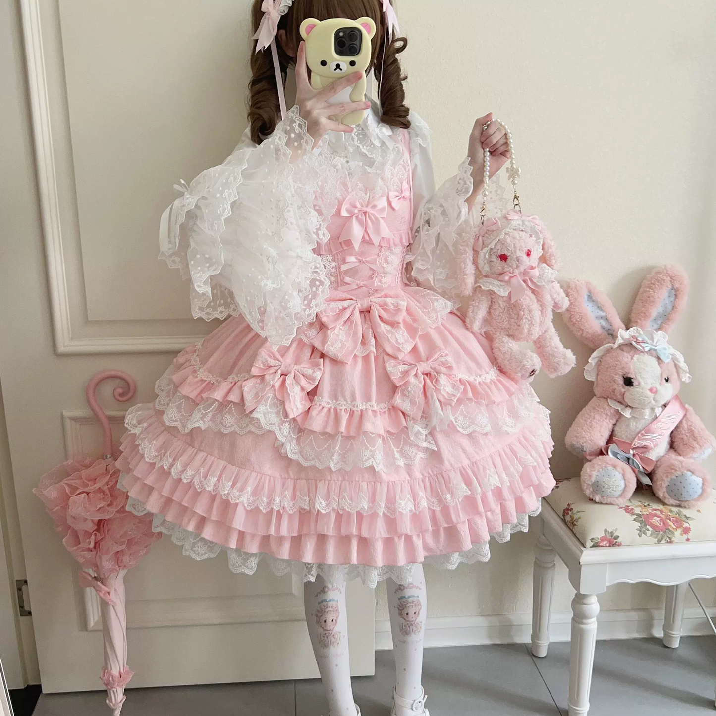 Sweet jsk suspender dress PA20115