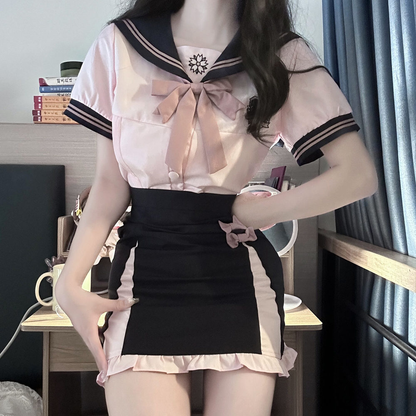 College sailor suit hip skirt PA20161
