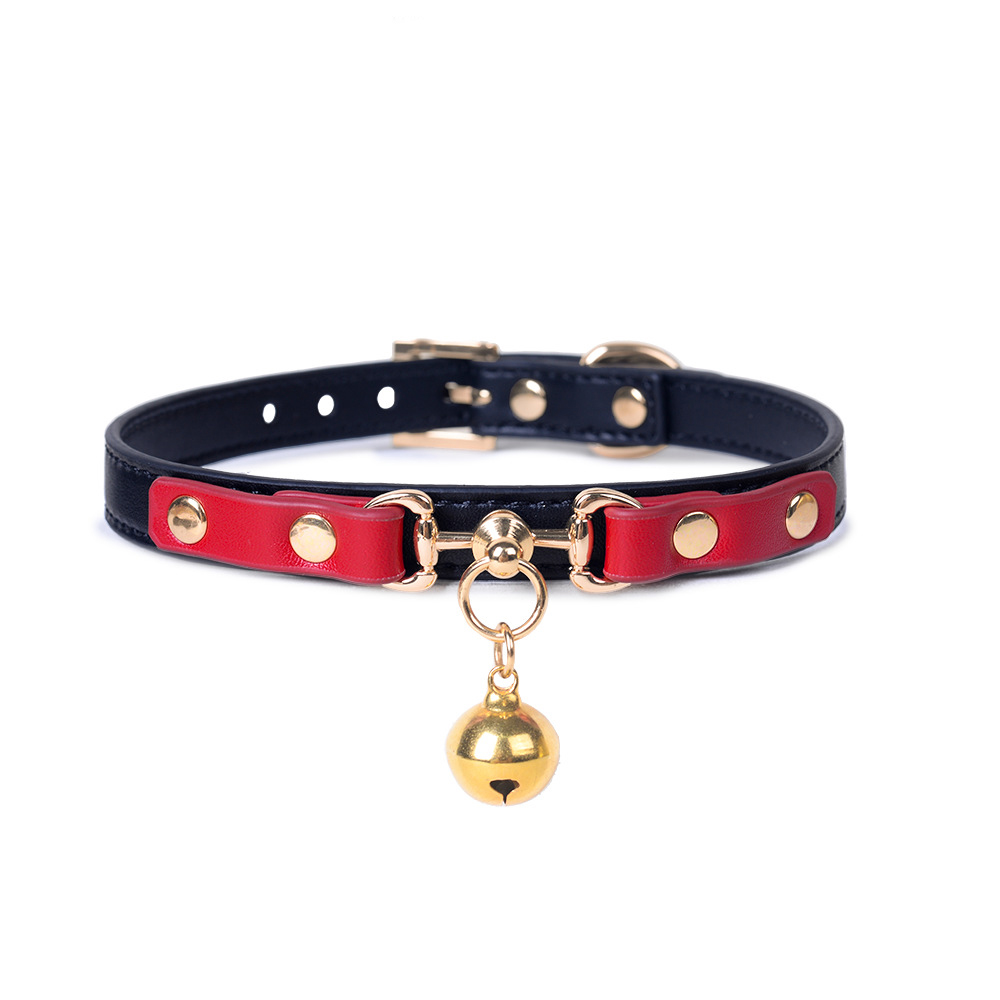 Leather puppy clavicle chain PA20146