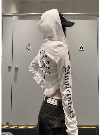 Hoodie Punk Tulle Top PA20253