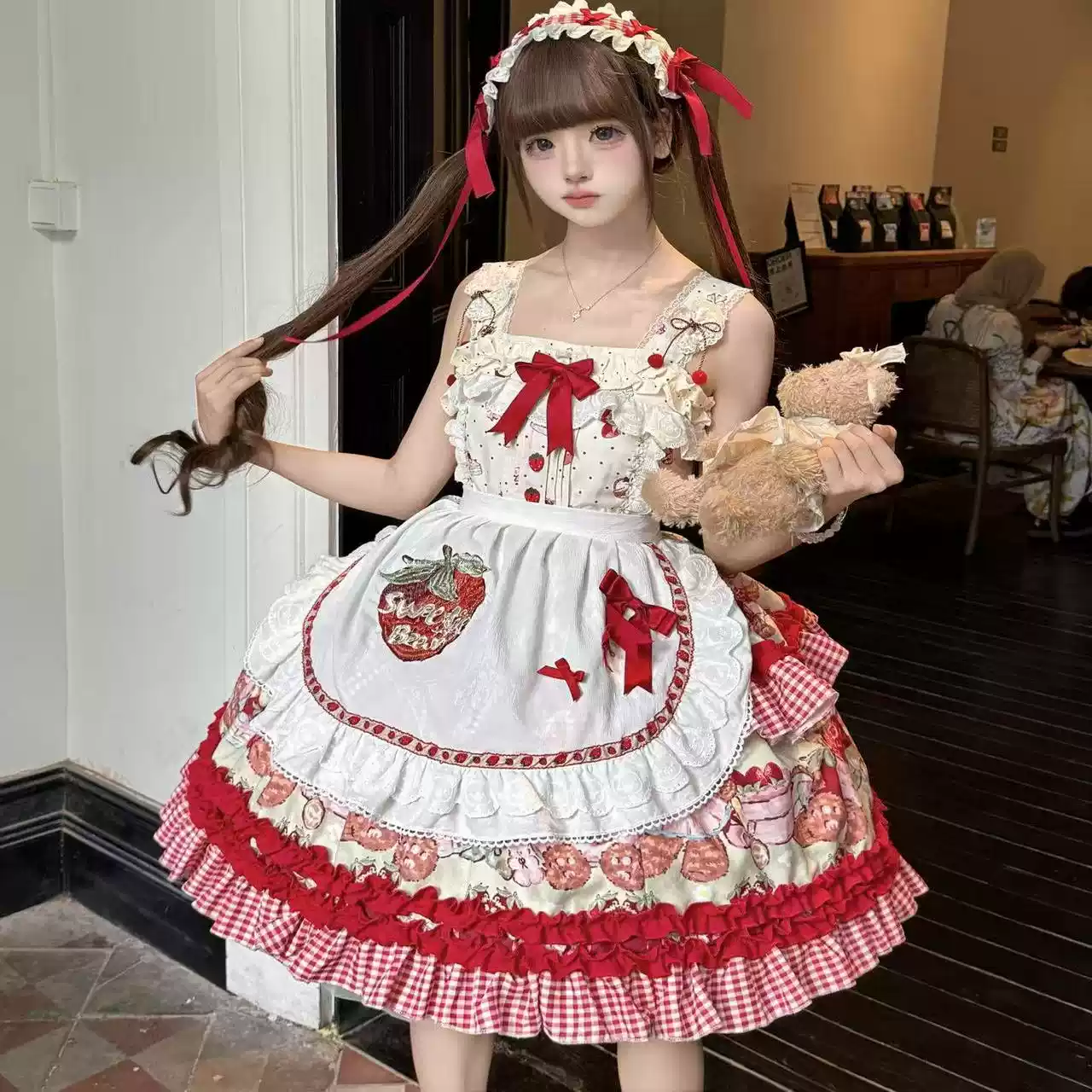 Cute Lolita Pastoral Princess Dress PA20280