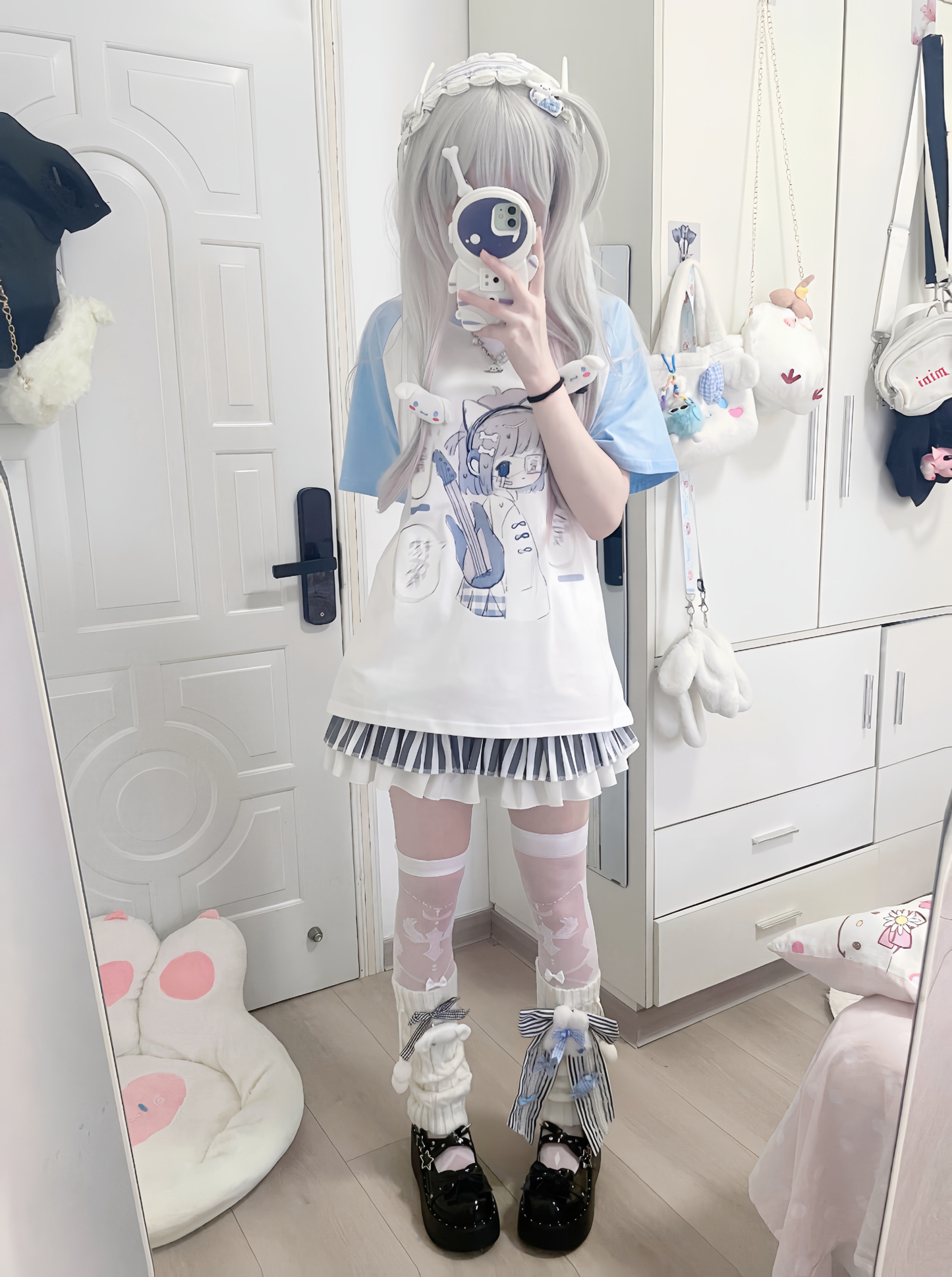 Water-colored cute T-shirt PA20155