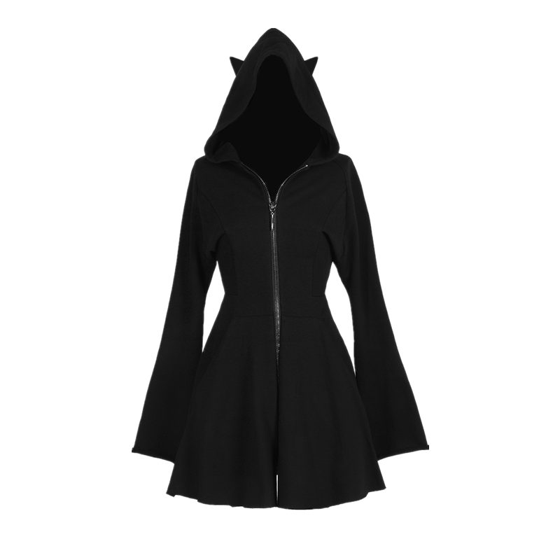 Hooded sweatshirt jacket dress PA20307