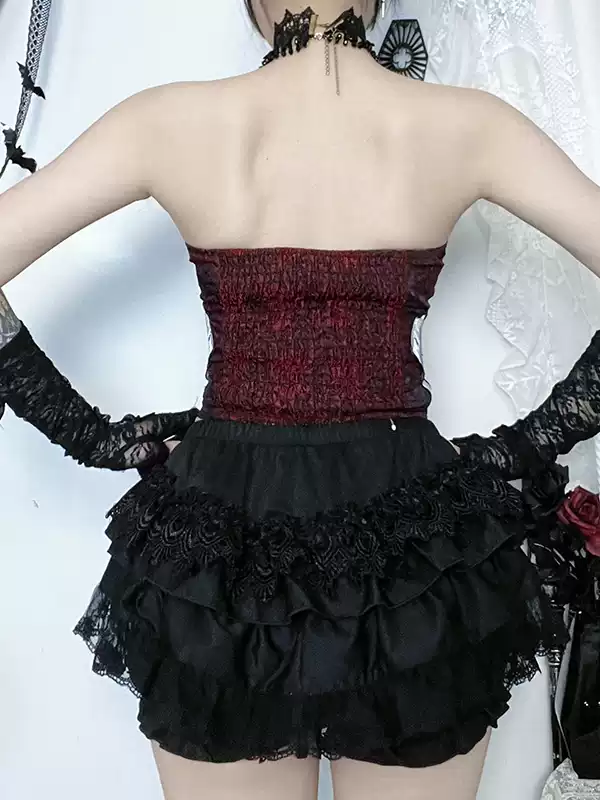 Skull Bandeau Gypsy Subculture Top PA20174