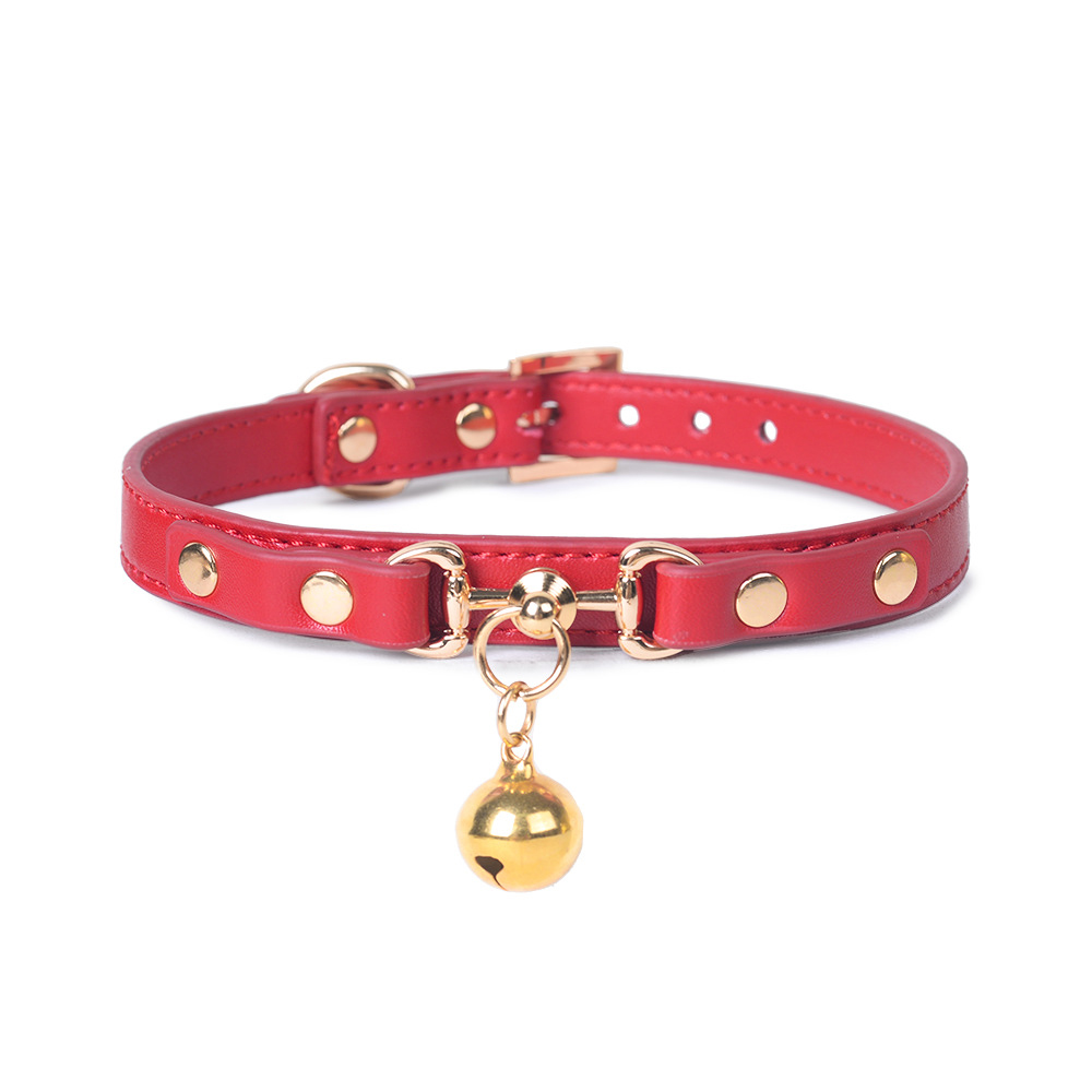 Leather puppy clavicle chain PA20146