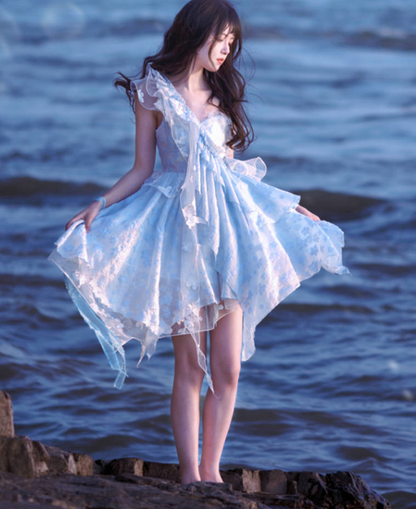 Lolita Irregular Hem Dress PL53179