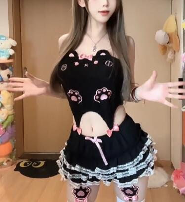 Plush bunny top PA20047