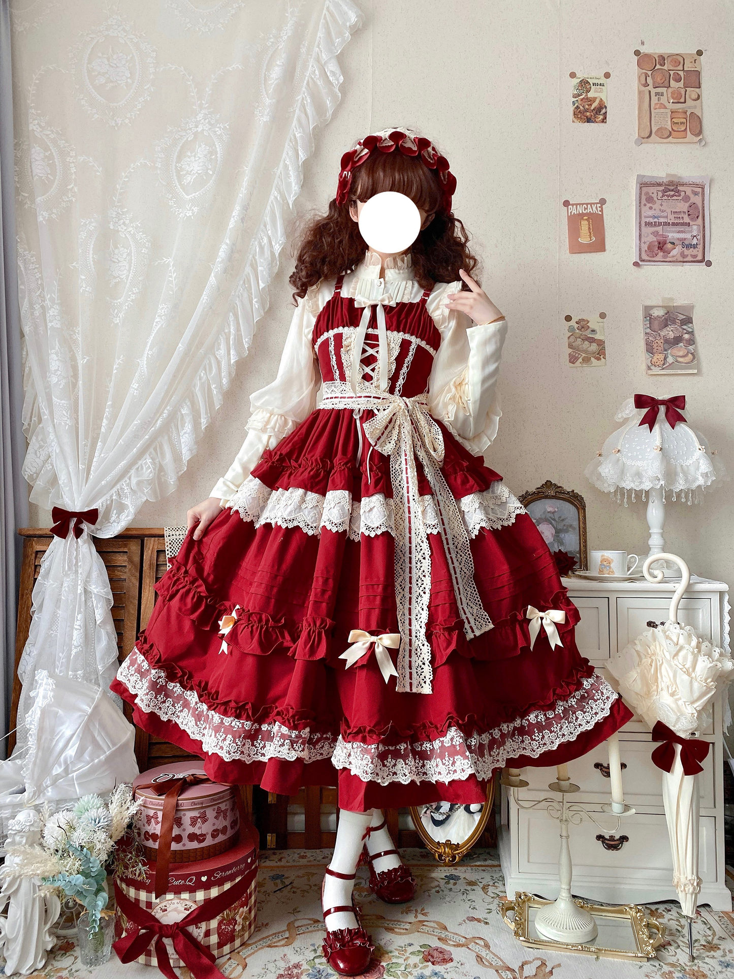 jsk suspender dress lolita skirt PA20233