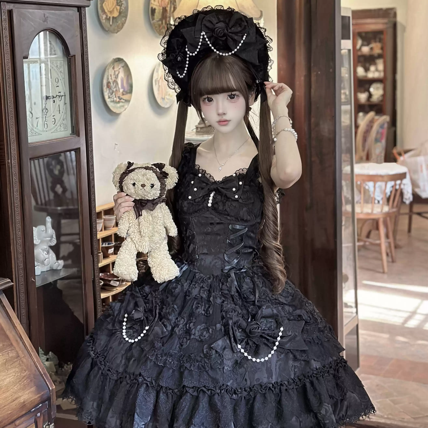 Dark Lolita jsk suspender dress PA20295
