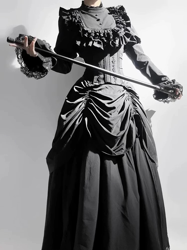 Gothic Lolita Lace Corset Dress PA20306