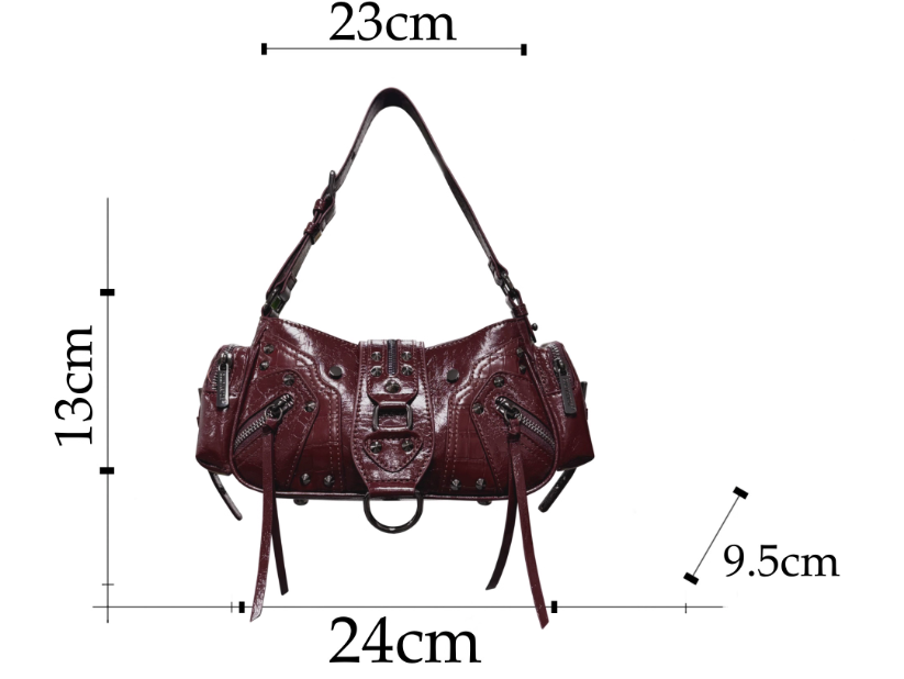 Punk Underarm Motorcycle Bag PA20177