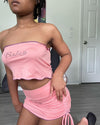 "Babe" pink suit PL51223