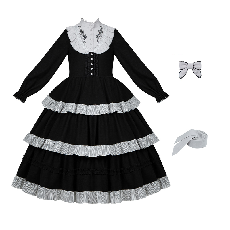 Gothic embroidery op twin lolita PA20304