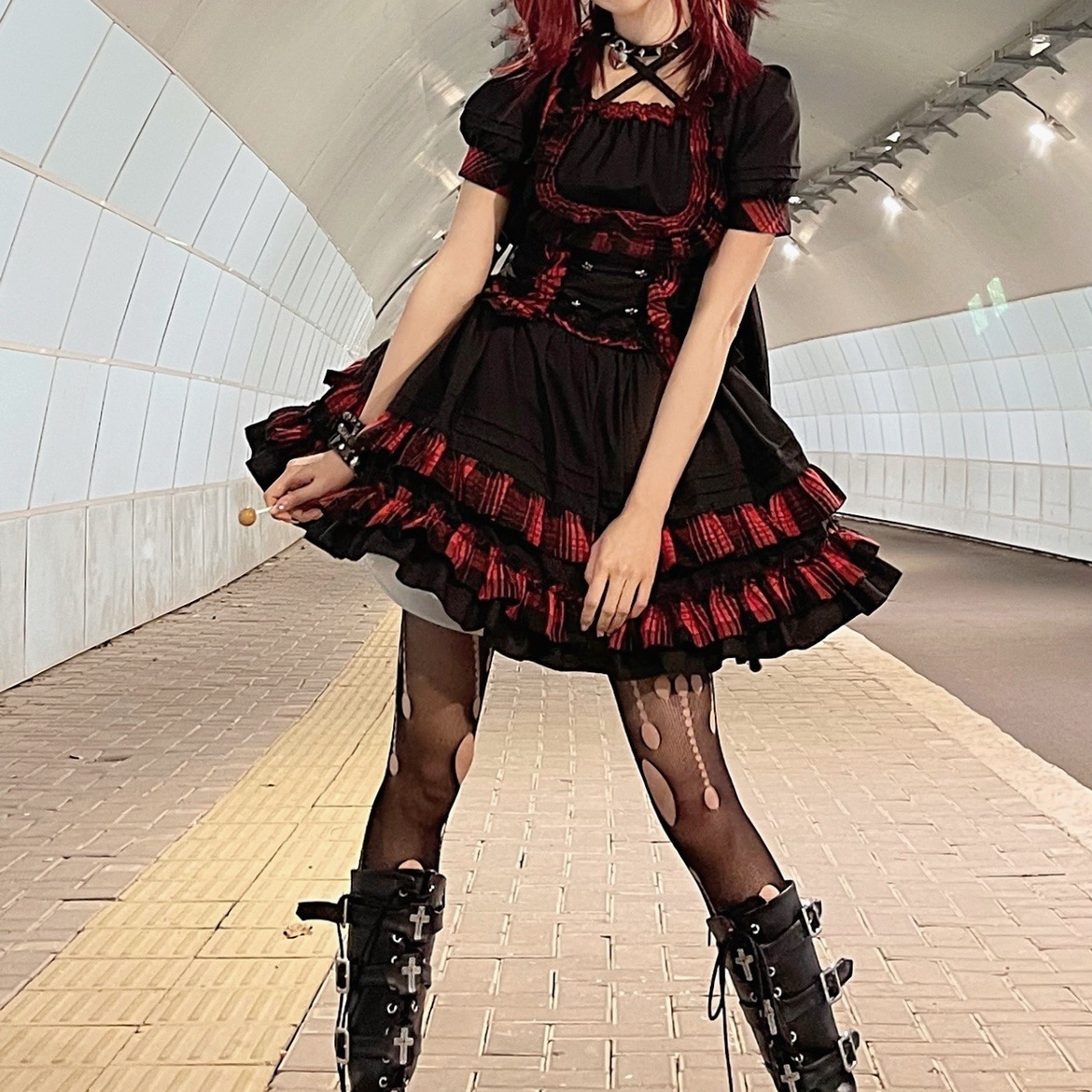 Punk rock lolita suit lolita PA20302
