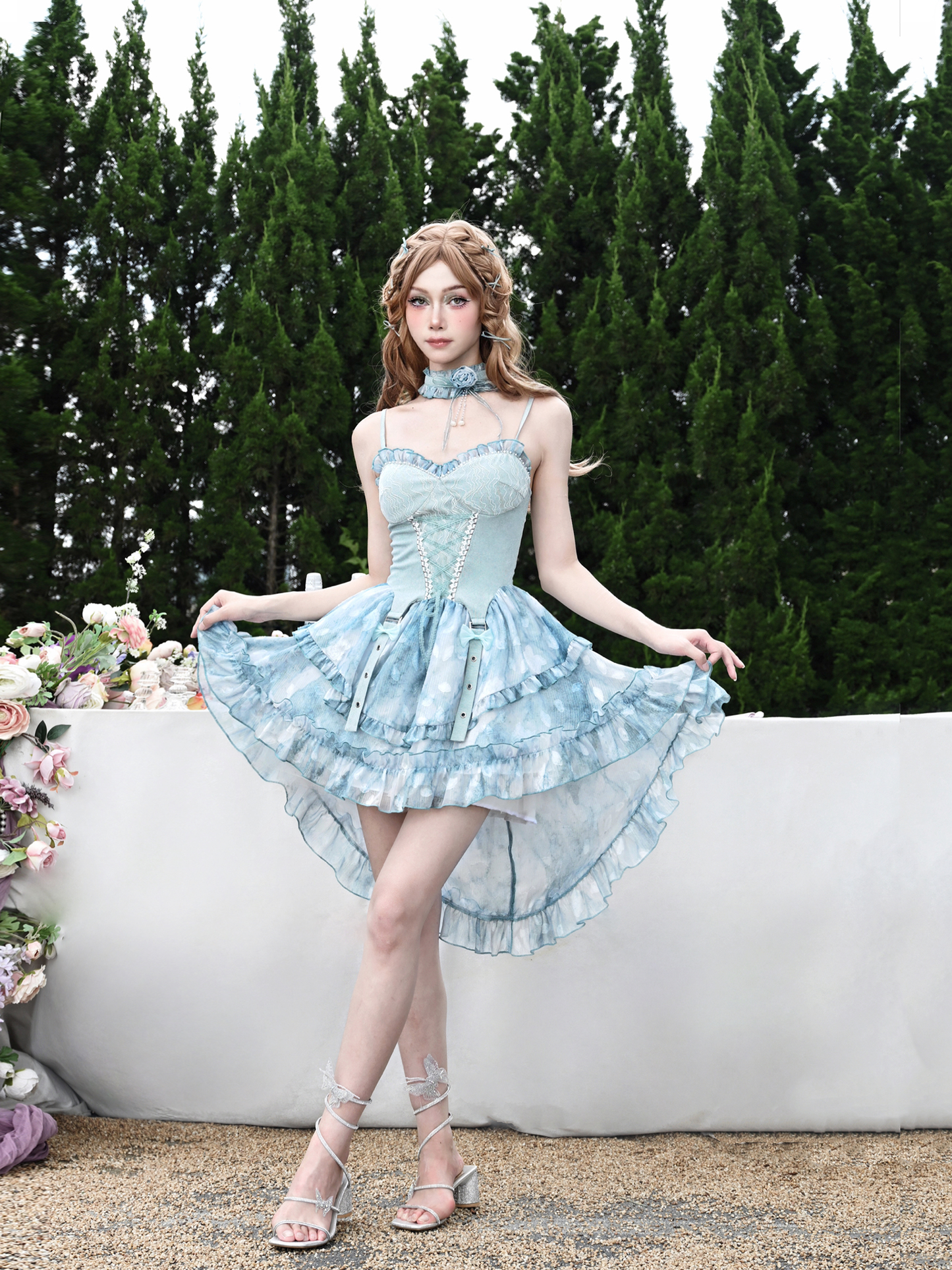 vest strap princess dress PA20187