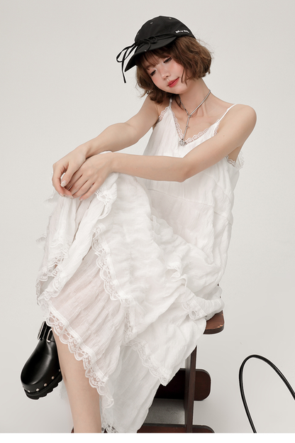 White lace cake skirt PA20184