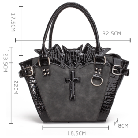 Cross Y2K Gothic subculture bag PA20229