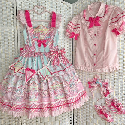 lolita suspender skirt dress suit PA20112