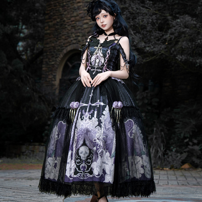 ghost lolita dress gothic lolita PA20265