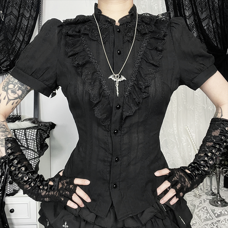 Gothic shirt and puffy skirt suit PA20117