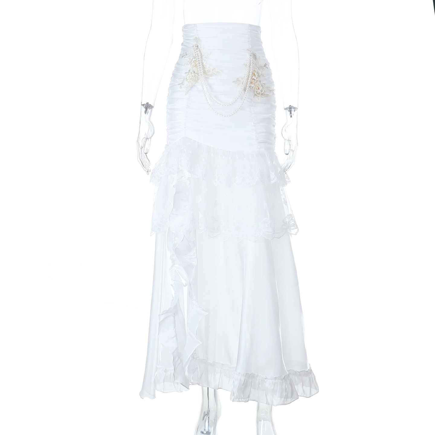 Gothic lace suspender skirt PA20172