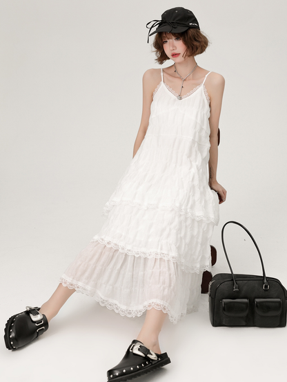White lace cake skirt PA20184