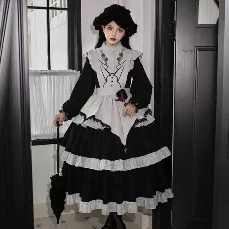 Gothic embroidery op twin lolita PA20304