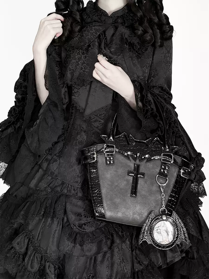 Cross Y2K Gothic subculture bag PA20229