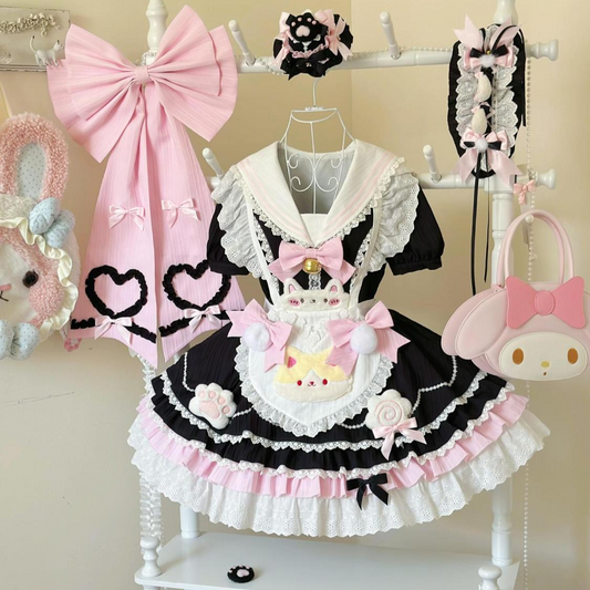 Lolita patchwork lace dress PA20108